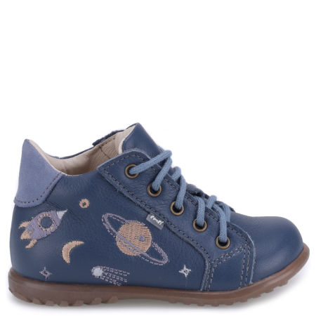  London Roczki® granatowe trzewiki dziecięce ze skóry naturalnej