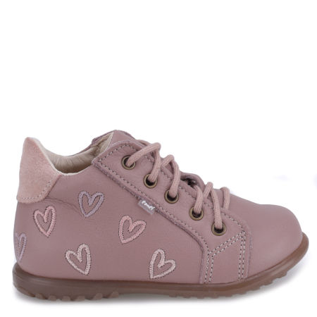 London Roczki® beżowe trzewiki dziecięce ze skóry naturalnej