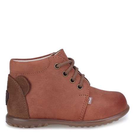 Denver Roczki® brązowe trzewiki dziecięce ze skóry naturalnej