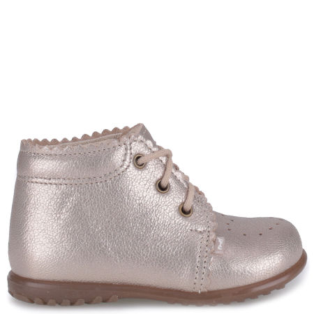 Valencia Roczki® złote trzewiki dziecięce ze skóry naturalnej