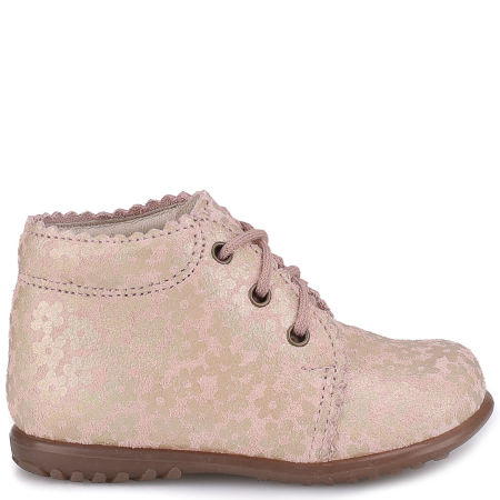 Valencia Roczki® różowe trzewiki dziecięce ze skóry naturalnej
