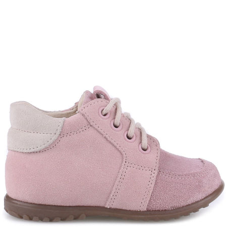 Bonn Roczki® różowe trzewiki dziecięce ze skóry naturalnej