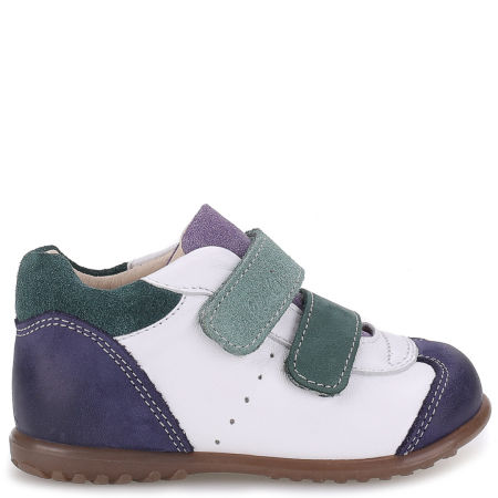 Wimbledon Roczki® kolorowe trzewiki dziecięce ze skóry naturalnej