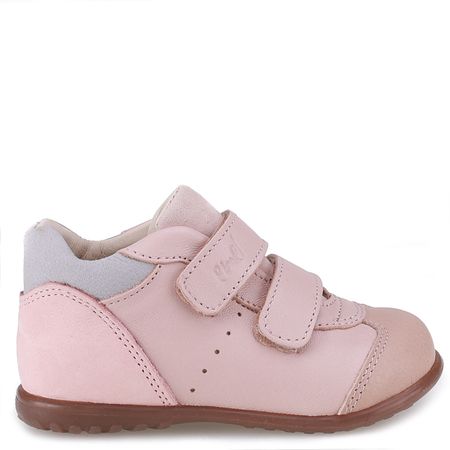 Wimbledon Roczki® różowe trzewiki dziecięce ze skóry naturalnej