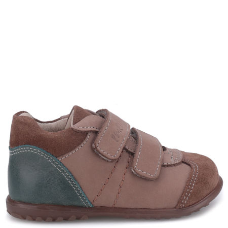 Wimbledon Roczki® brązowe trzewiki dziecięce ze skóry naturalnej