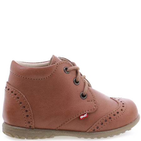 Roczki® brązowe trzewiki dziecięce ze skóry naturalnej