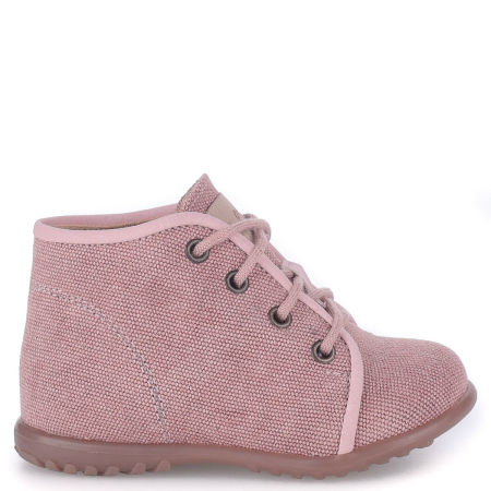 Bilbao Vegan Roczki® różowe trzewiki dziecięce z bawełny
