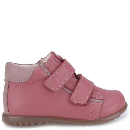  Budapest Roczki® różowe trzewiki dziecięce ze skóry naturalnej