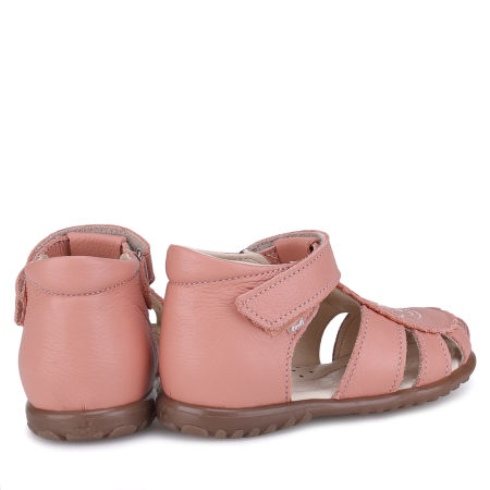 Texas Roczki® brzoskwiniowe sandały dziecięce ze skóry naturalnej zdjęcie 3
