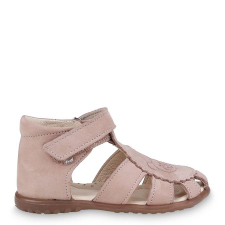 Texas Roczki® różowe sandały dziecięce ze skóry naturalnej