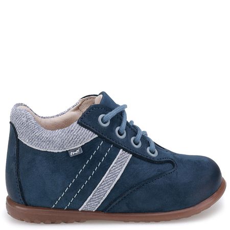 Atlanta Roczki® granatowe trzewiki dziecięce ze skóry naturalnej