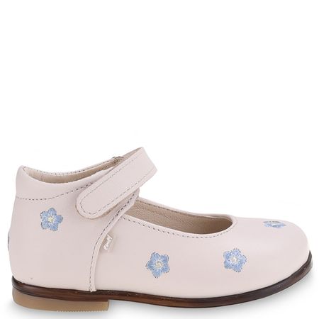 Roma Roczki® baleriny dziecięce ze skóry naturalnej w kwiatuszki