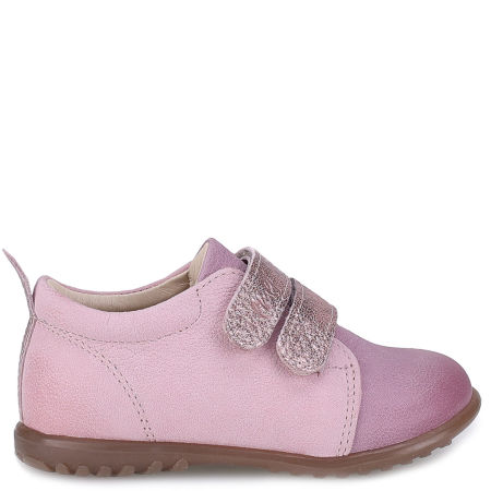 Lucco Roczki® różowe trzewiki dziecięce ze skóry naturalnej