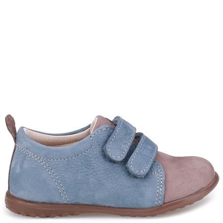 Lucco Roczki® błękitno-szare trzewiki dziecięce ze skóry naturalnej