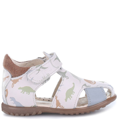 Madeira Roczki® wielokolorowe sandały dziecięce ze skóry naturalnej