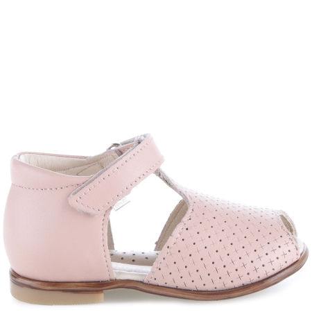Paloma Roczki® różowe sandały dziecięce ze skóry naturalnej 
