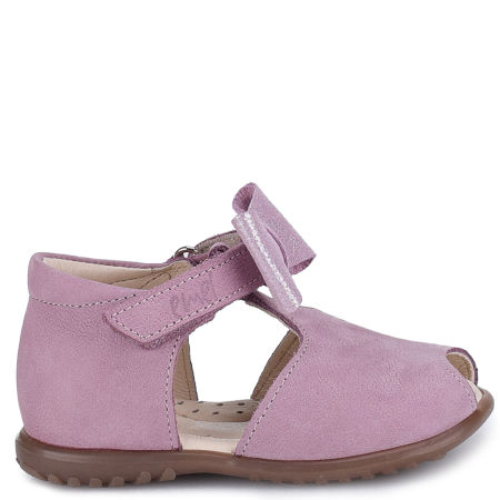 Paloma Roczki® różowe sandały dziecięce ze skóry naturalnej