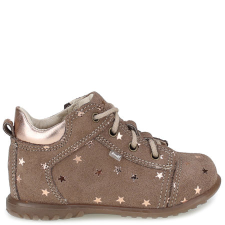 Boston Roczki® beżowe trzewiki dziecięce ze skóry naturalnej