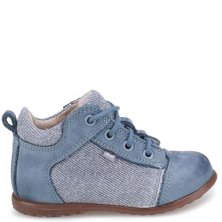Boston Roczki® błękitne trzewiki dziecięce ze skóry naturalnej