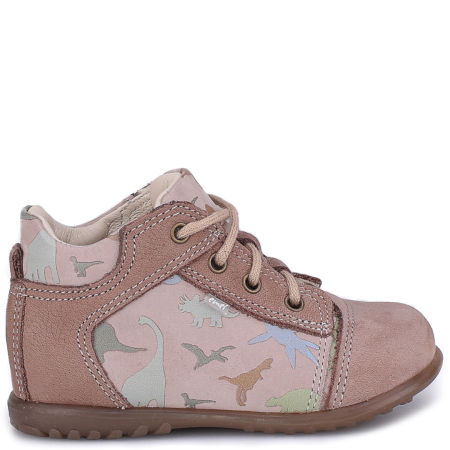 Boston Roczki® beżowe trzewiki dziecięce ze skóry naturalnej