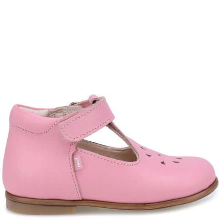 Bari Roczki® różowe baleriny dziecięce ze skóry naturalnej