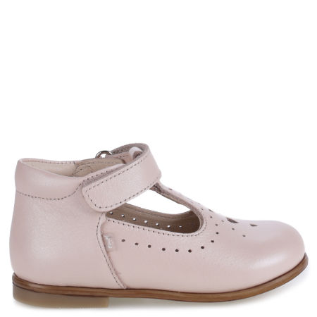 Bari Roczki® beżowe baleriny dziecięce ze skóry naturalnej