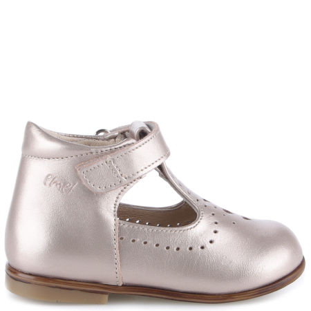 Bari Roczki® złote baleriny dziecięce ze skóry naturalnej