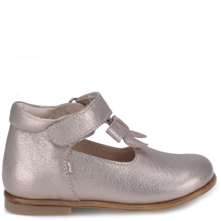 Bari Roczki® złote baleriny dziecięce ze skóry naturalnej