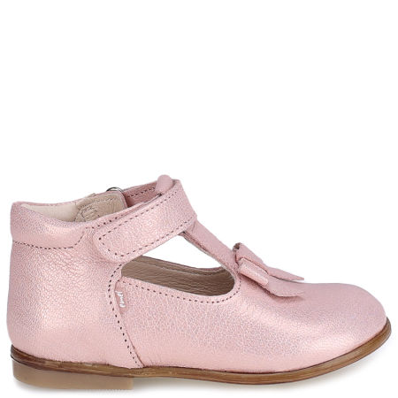 Bari Roczki® różowe baleriny dziecięce ze skóry naturalnej