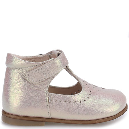 Bari Roczki® złote baleriny dziecięce ze skóry naturalnej