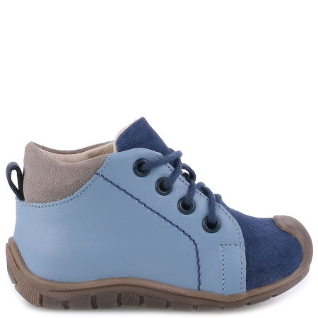 Hamilton Roczki® niebieskie trzewiki dziecięce ze skóry naturalnej