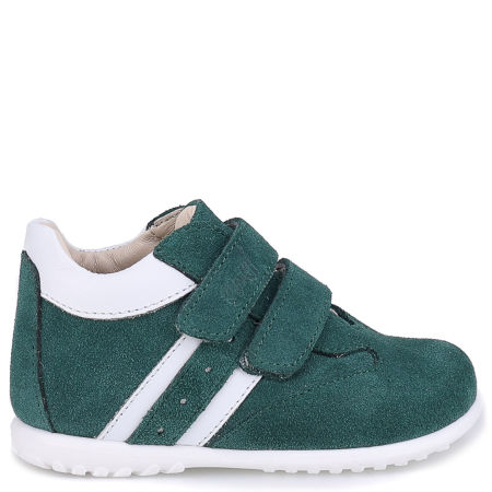 Tokyo Roczki® zielone trzewiki dziecięce ze skóry naturalnej