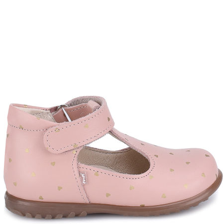 Portofino Roczki® różowe baleriny dziecięce ze skóry naturalnej