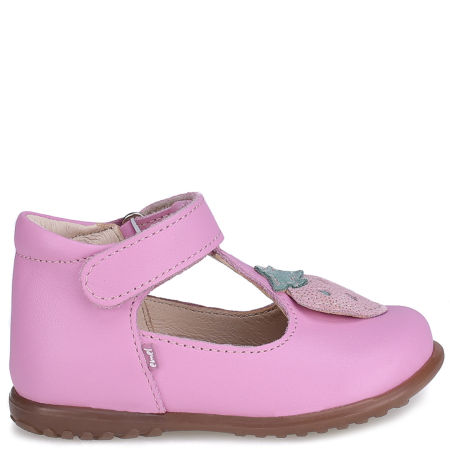 Portofino Roczki® różowe baleriny dziecięce ze skóry naturalnej