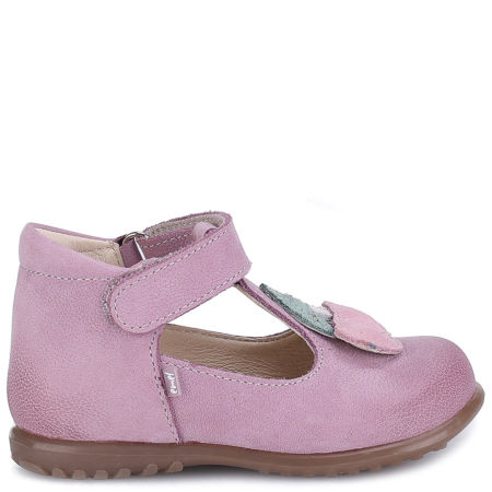 Portofino Roczki® fioletowe baleriny dziecięce ze skóry naturalnej