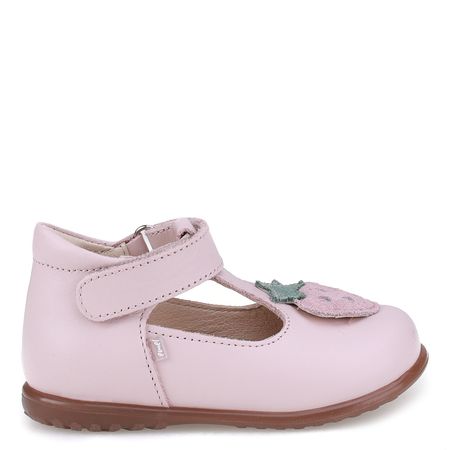 Portofino Roczki® różowe baleriny dziecięce ze skóry naturalnej