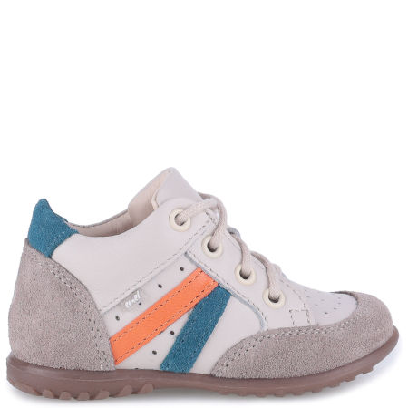 Monaco Roczki® białe trzewiki dziecięce ze skóry naturalnej