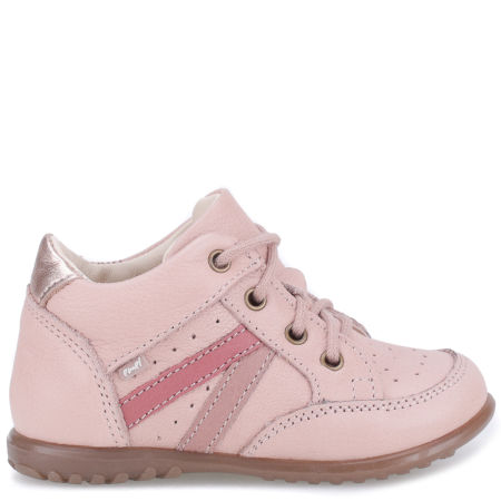  Monaco Roczki® różowe trzewiki dziecięce ze skóry naturalnej