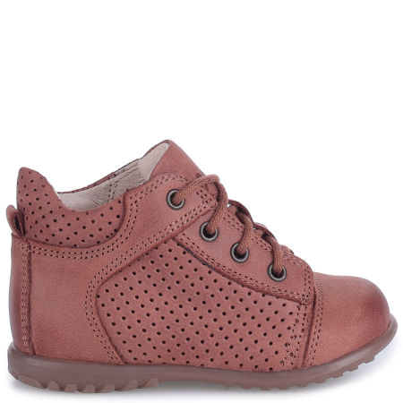 Boston Roczki® brązowe trzewiki dziecięce ze skóry naturalnej