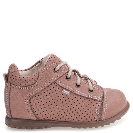 Boston Roczki® beżowe trzewiki dziecięce ze skóry naturalnej