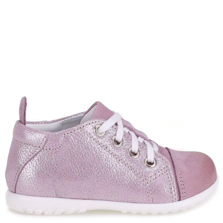 Mito Roczki® fioletowe trzewiki dziecięce ze skóry naturalnej