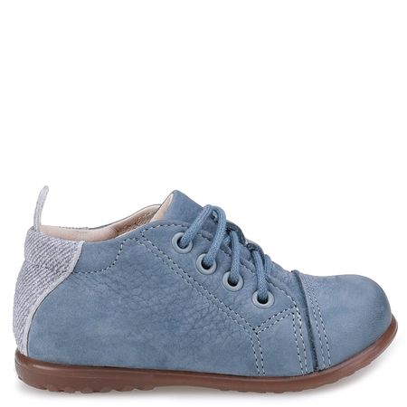 Mito Roczki® błękitne trzewiki dziecięce ze skóry naturalnej