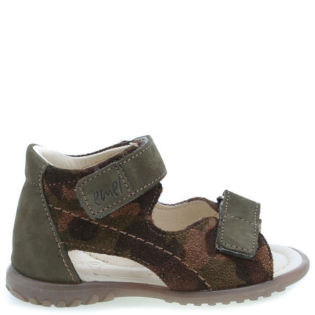 Malibu Roczki® zielone sandały dziecięce ze skóry naturalnej
