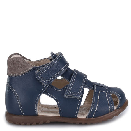 Ankara Roczki® granatowe sandały dziecięce ze skóry naturalnej