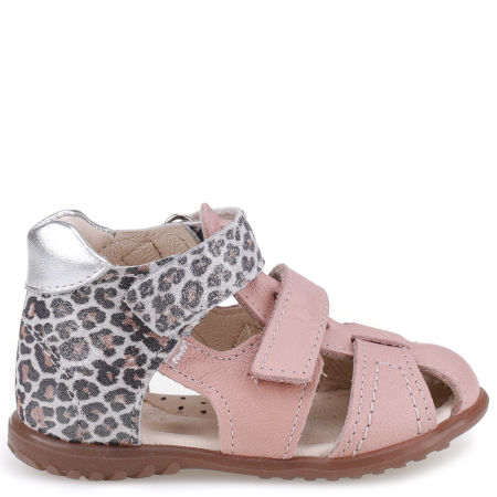 Ankara Roczki® różowe sandały dziecięce ze skóry naturalnej