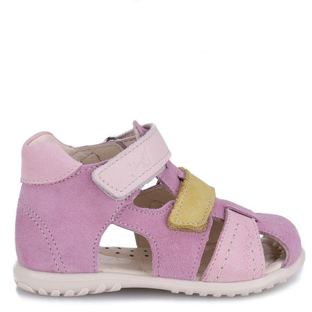 Ankara Roczki® różowe sandały dziecięce ze skóry naturalnej