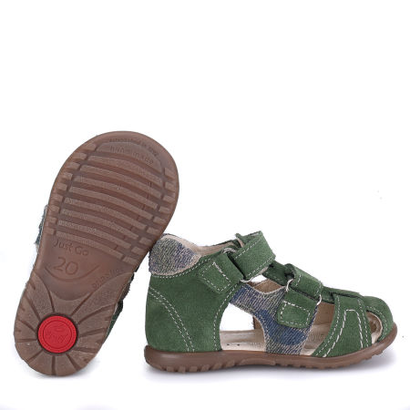 Ankara Roczki® zielone sandały dziecięce ze skóry naturalnej zdjęcie 2