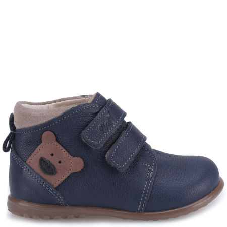 Porto Roczki® granatowe trzewiki dziecięce ze skóry naturalnej