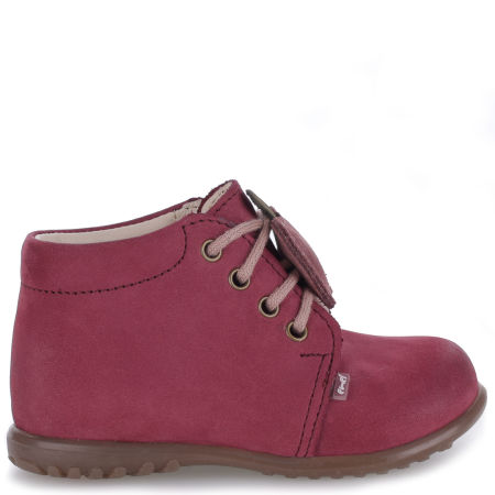 Denver Roczki® bordowe trzewiki dziecięce ze skóry naturalnej