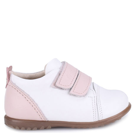 Malmo Roczki® białe trzewiki dziecięce ze skóry naturalnej
